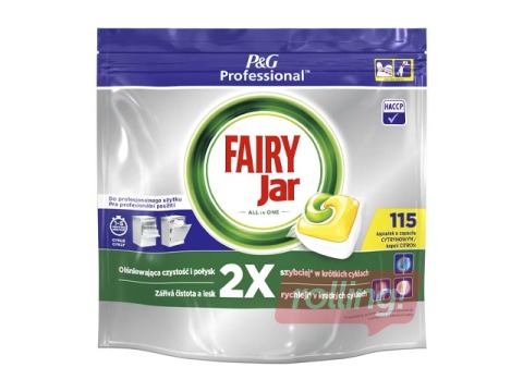 Nõudepesumasina tabletid Fairy, Jar Professional, 115 tk