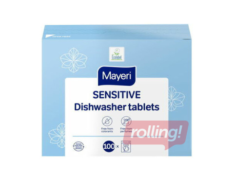 Nõudepesumasina tabletid Mayeri, Sensitive, 100tk