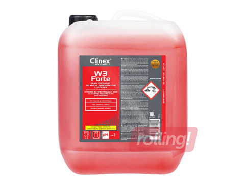 Sanitaarpindade puhastusvahend Clinez, W3 Forte, 10l