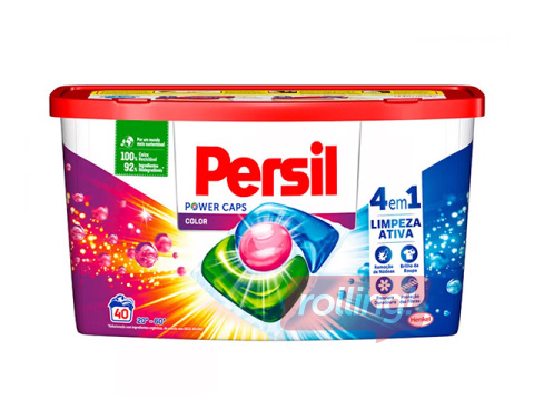 Pesukapslid Persil, Power Caps, Color 4in1, 40 tk