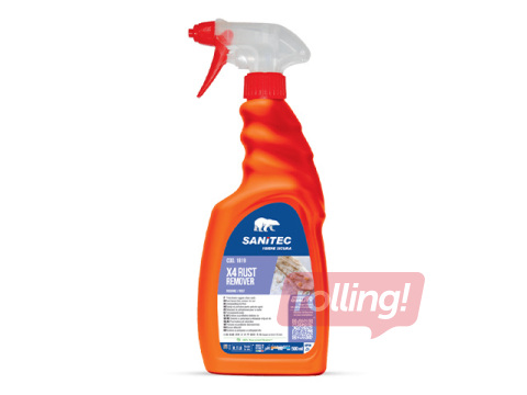 Plekieemaldaja Sanitec, X4, Rust Remover, pihustiga, 500ml