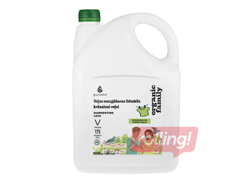 Vedel pesuvahend Purenn, Summertime Love, värvilisele pesule, 5l