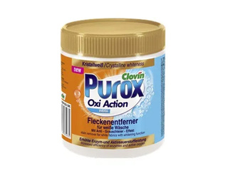 Plekkide eemaldamise pulber Purox, Oxi Action, valgele pesule, 750g