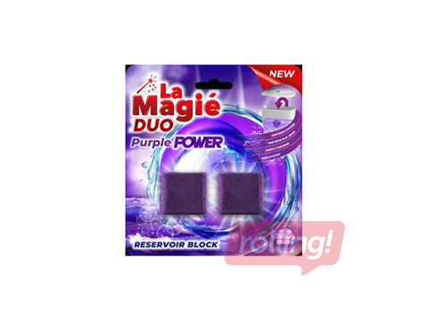WC-paagi kapslid, La Magie, Purple Power, 2x50g