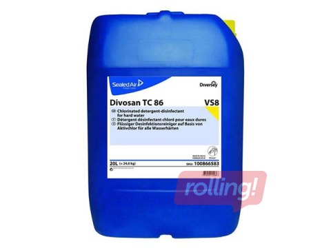Chlorinated detergent-disinfectanti Divosan TC86, 20 l