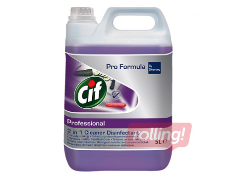 Pindade puhastamine ja desinfitseerimisvahend Cif Professional 2IN1, 5 L