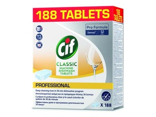 Nõudepesumasina tabletid Cif Professional Classic, 188 tk