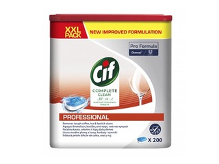 Nõudepesumasina tabletid Cif Professional All in one, 200 tk.