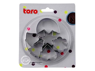 Küpsise-piparkoogivormid, metallist, 6 tk.