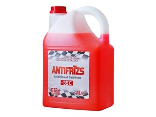 Antifreeze AutoDuals Longlife -35C, red, G12, 4l