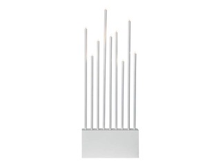Candlestick Buzz, 9 led, 23x60x6cm, white