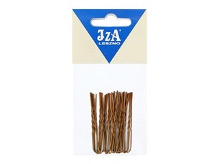 Wavy Hairpins JZA, brown, 4.5cm, 20 pcs.