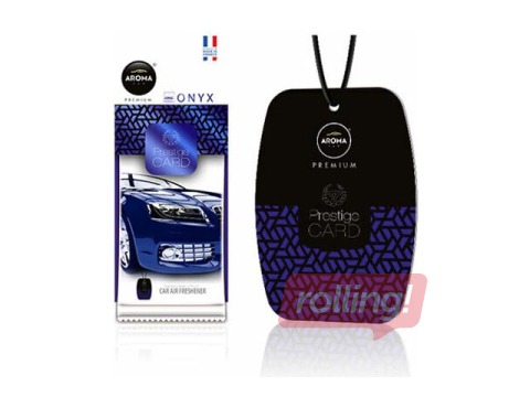 Auto õhuvärskendaja Aroma Car, Prestige Cellulose, Onyx