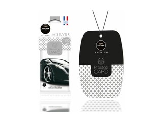 Auto õhuvärskendaja Aroma Car, Prestige Cellulose, Silver