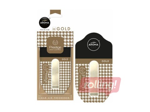 Auto õhuvärskendaja Aroma Car, Prestige Drope C, Gold