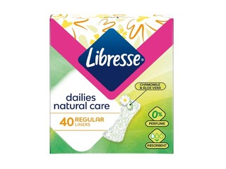 Libresse Natural Normal igapäevased sidemed, 40 tk.