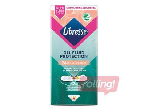 Libresse Dailies Extra Protection Regular igapäevased pesukaitsed, 24 tk.