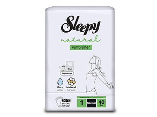 Igapäevased pesukaitsmed Sleepy, Natural, tavaline, 40 tk