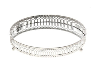 Dekoratiivne alus-küünlaalus, peegel, Ø25cm