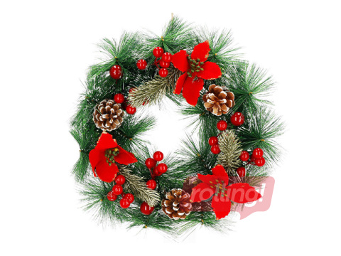 Kaunistus Springos kunstlik jõulupärg, 33cm