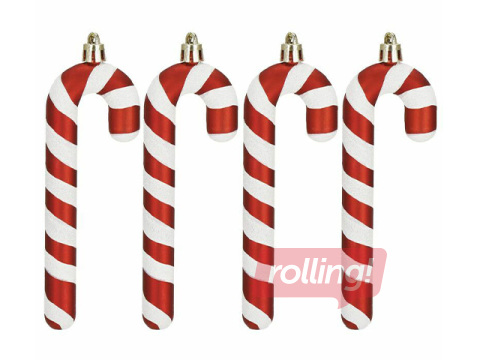 Jõulukaunistuste komplekt Springos, 14cm, 4 tk