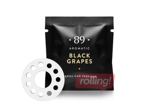 Autoõhuvärskendaja täitepakend Aromatic 89, ventilatsiooniavasse, Black Grapes