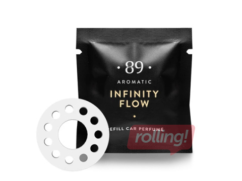 Autoõhuvärskendaja täitepakend Aromatic 89, ventilatsiooniavasse, Infinity Flow