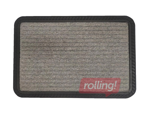 Sisenemismatt Domoletti, kummist alusega, hall, 60x40cm