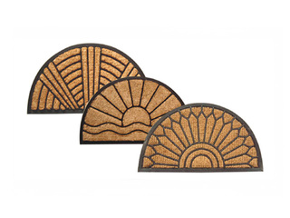 Esikumatt, poolringikujuline, kookoskiud, 40×70cm