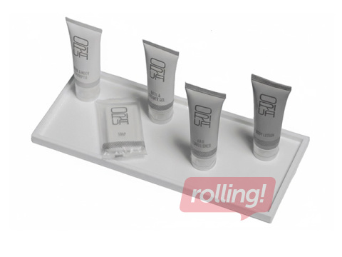 Kosmeetikaalus, valge, 24.5x10.5x1cm