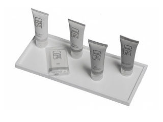 Kosmeetikaalus, valge, 24.5x10.5x1cm