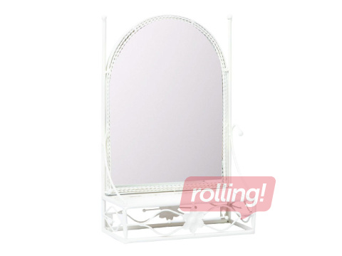 Peegel Sandy riiuliga, 28x13x43cm