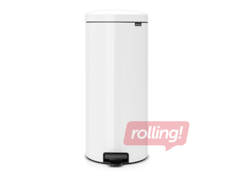 Pedaaliga prügikast Brabantia, NewIcon, valge, 30l