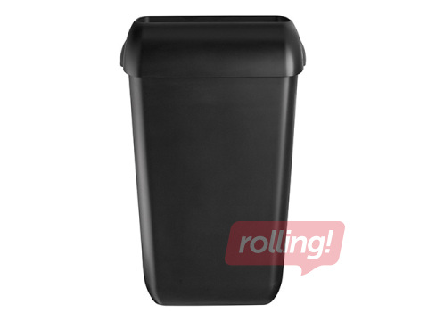Prügikast QuartzLine, must, 43l