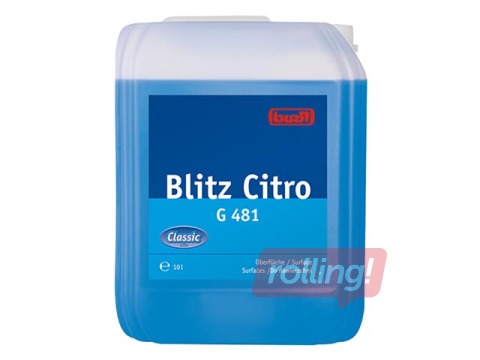Universaalne alkoholipõhine pesuvahend Buzil G481 Blitz Citro, 10L