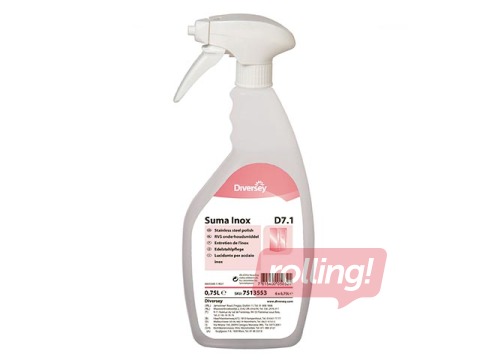 Roostevabast terasest pinna poleerimisvahend Diversey Suma inox D7.1, 750ml