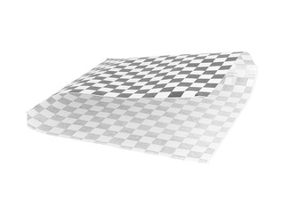 Paberkott 160x165mm 2 avatud küljega, mustvalge, 100 tk