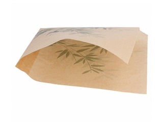 Snack bags Feel Green, 16x16.5б cm, paper, with two open edges, 100 pcs.