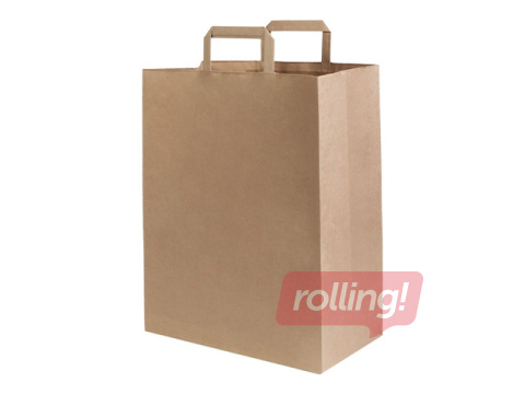 Paberist kotid sangadega, pruunid, 220x100x240mm