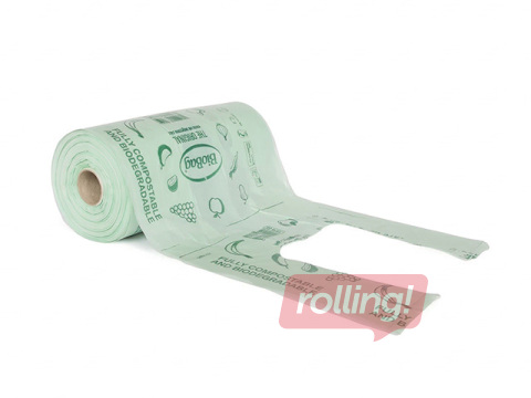 Sangadega kotid BioBag, komposteeritavad, 13μm, rohelised, 34×42cm, 300tk.