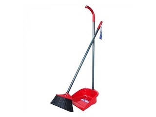 Long handle dustpan with broom VILEDA