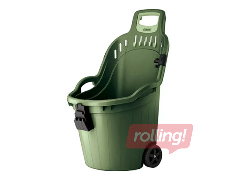 Aiakäru Stefanplast Helpy Cart, roheline, 50l