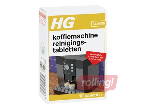 HG universaalsed puhastustabletid kohvimasinatele, 10 tk