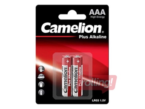 Patareid Camelion Alkaline, AAA B2, 1,5V,  2 tk.