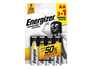 Patareid Energizer Base Alkaline, AA B3+1,1.5V, 4 tk.