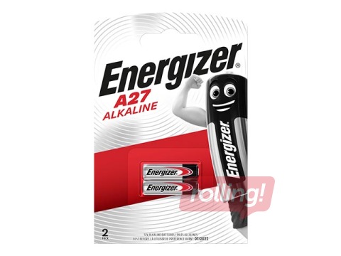 Patarei Energizer MN 27, B2, 12V, 2 tk.