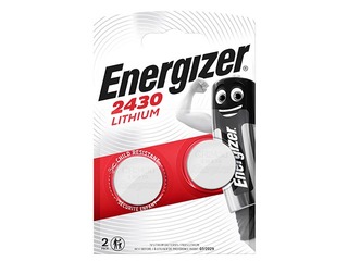 Patarei Energizer, nööppatarei, CR2430, 2 tk. 