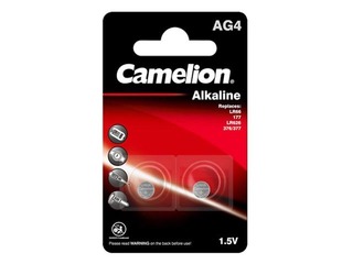 Patareid Camelion Alkaline, AG4/LR66/LR626/377, 2 tk., 1.5V