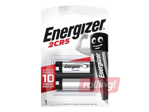 Patareid Energizer 2CR5, 6V, 1 tk.
