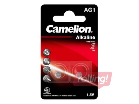 Patareid Camelion Alkaline AG1/LR621/364, 2 tk.